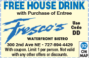 Special Coupon Offer for Fresco's Waterfront Bistro