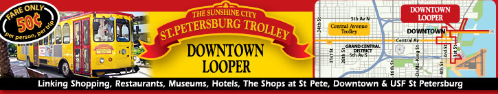 Downtown St Petersburg Looper Trolley